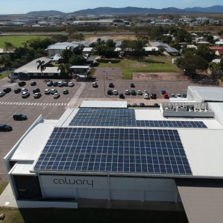Industrial Building With Solar — Solar Power Services in Brisbane, QLD