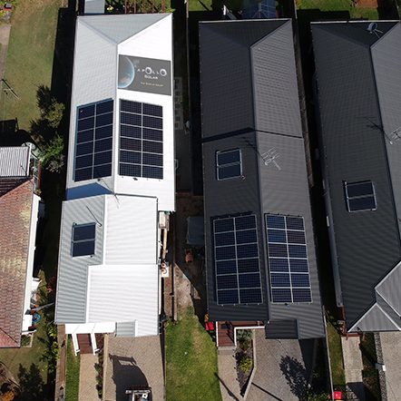 Solar Panel On Roof Of The House — Solar Power Services in Forster, QLD
