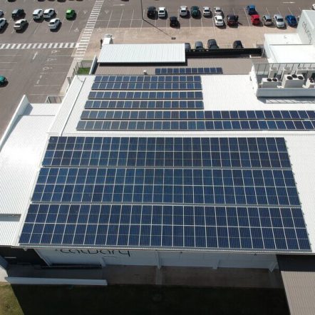 Commercial solar project at Calvary Christian College in Brisbane